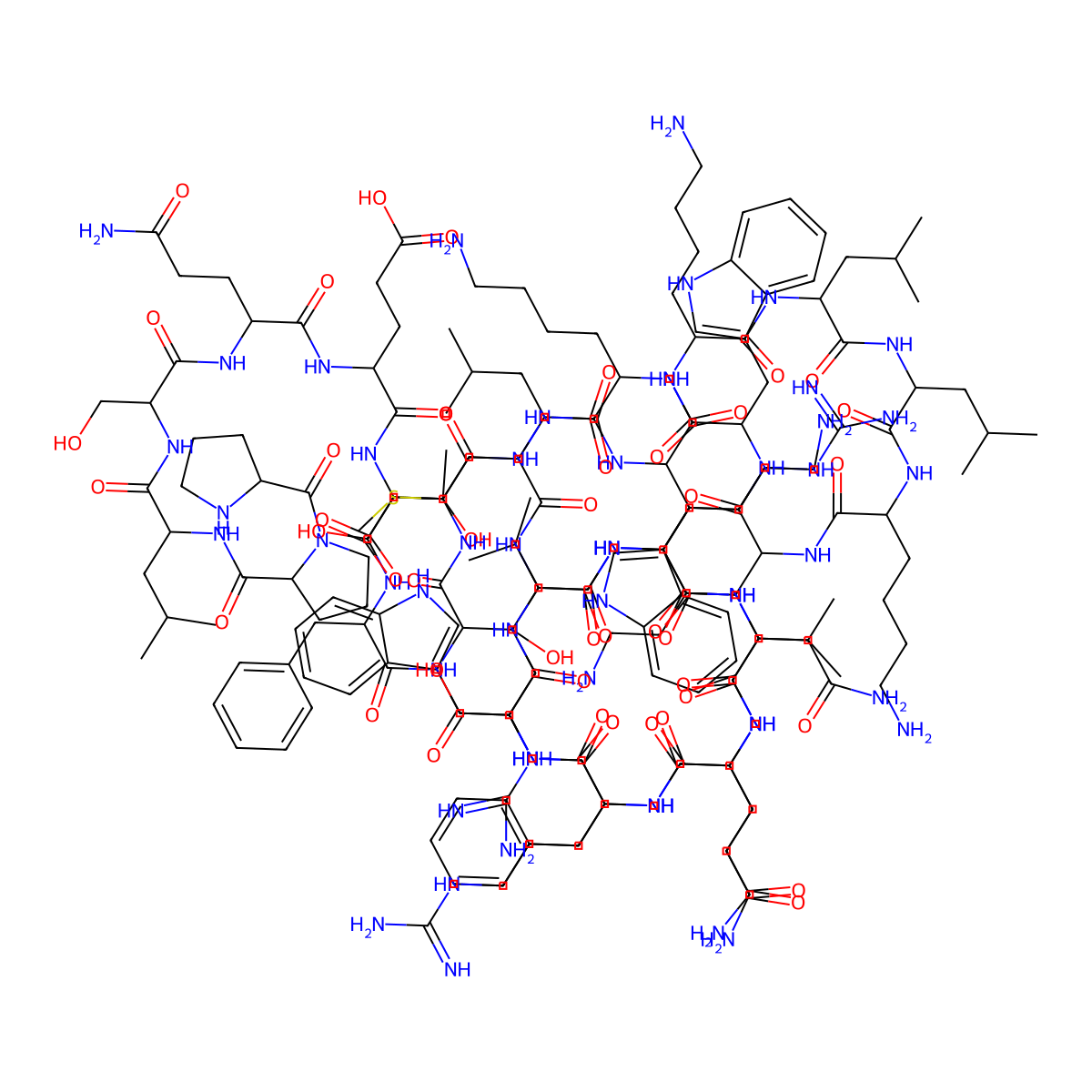 H-Pro-Pro-Leu-Ser-Gln-Glu-Thr-Phe-Ser-Asp-Leu-Trp-Lys-Leu-Leu-Lys-Lys-Trp-Lys-Met-Arg-Arg-Asn-Gln-Phe-Trp-Val-Lys-Val-Gln-Arg-Gly-OH molecular structure, CAS 1159861-00-3