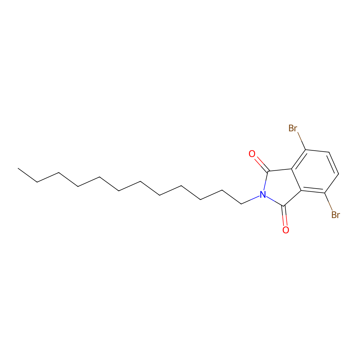 4,7-Dibromo-2-dodecylisoindoline-1,3-dione molecular structure, CAS 1159905-88-0