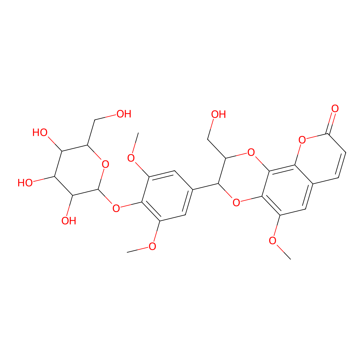Yinxiancaoside C molecular structure, CAS 1159908-74-3