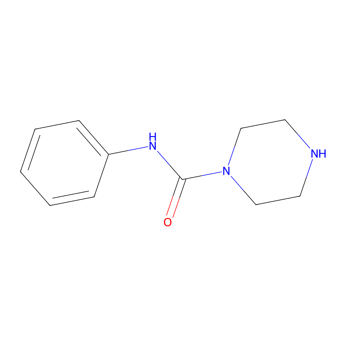 N-phenylpiperazine-1-carboxamide molecular structure, CAS 115994-87-1