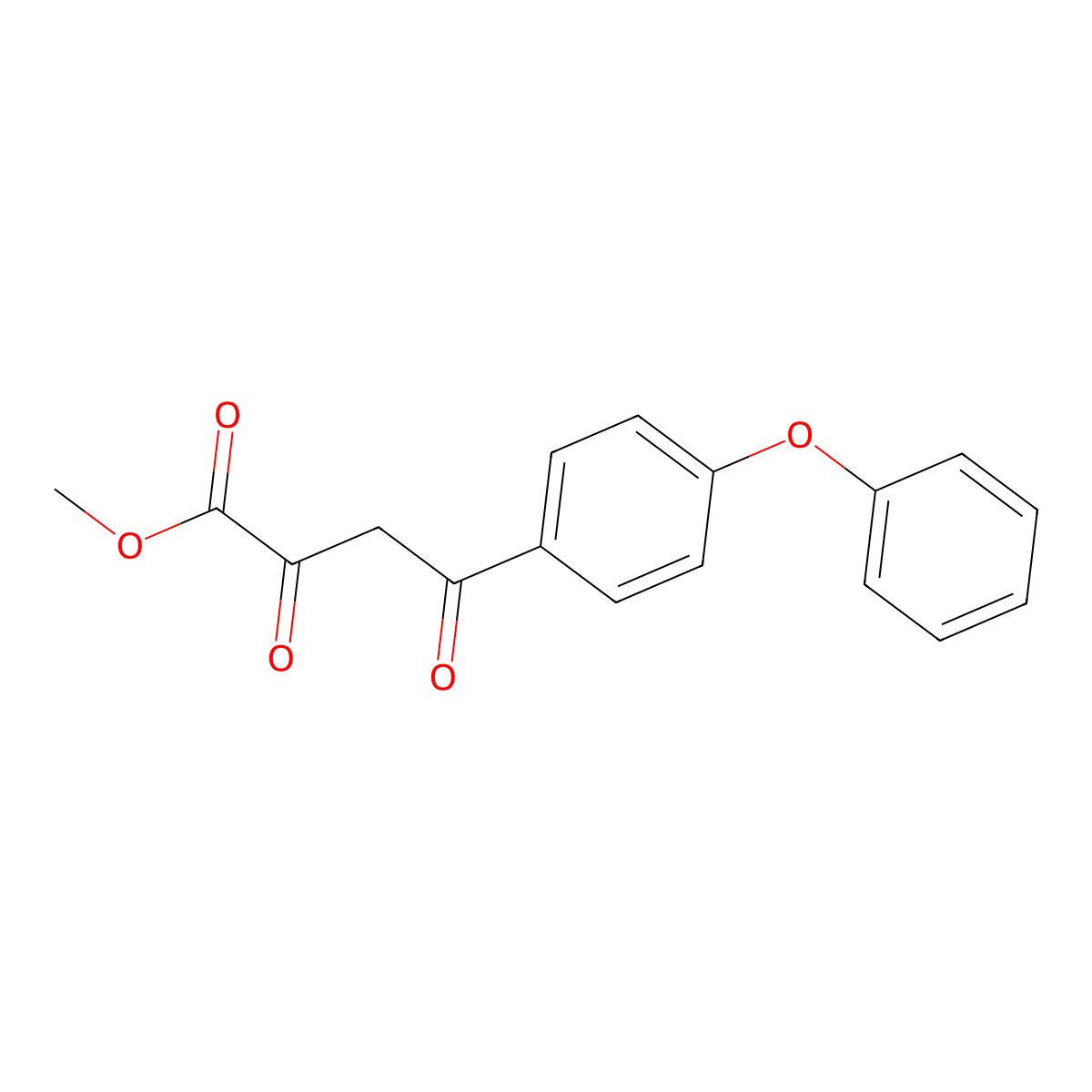 Methyl 2,4-dioxo-4-(4-phenoxyphenyl)butanoate molecular structure, CAS 1159979-93-7