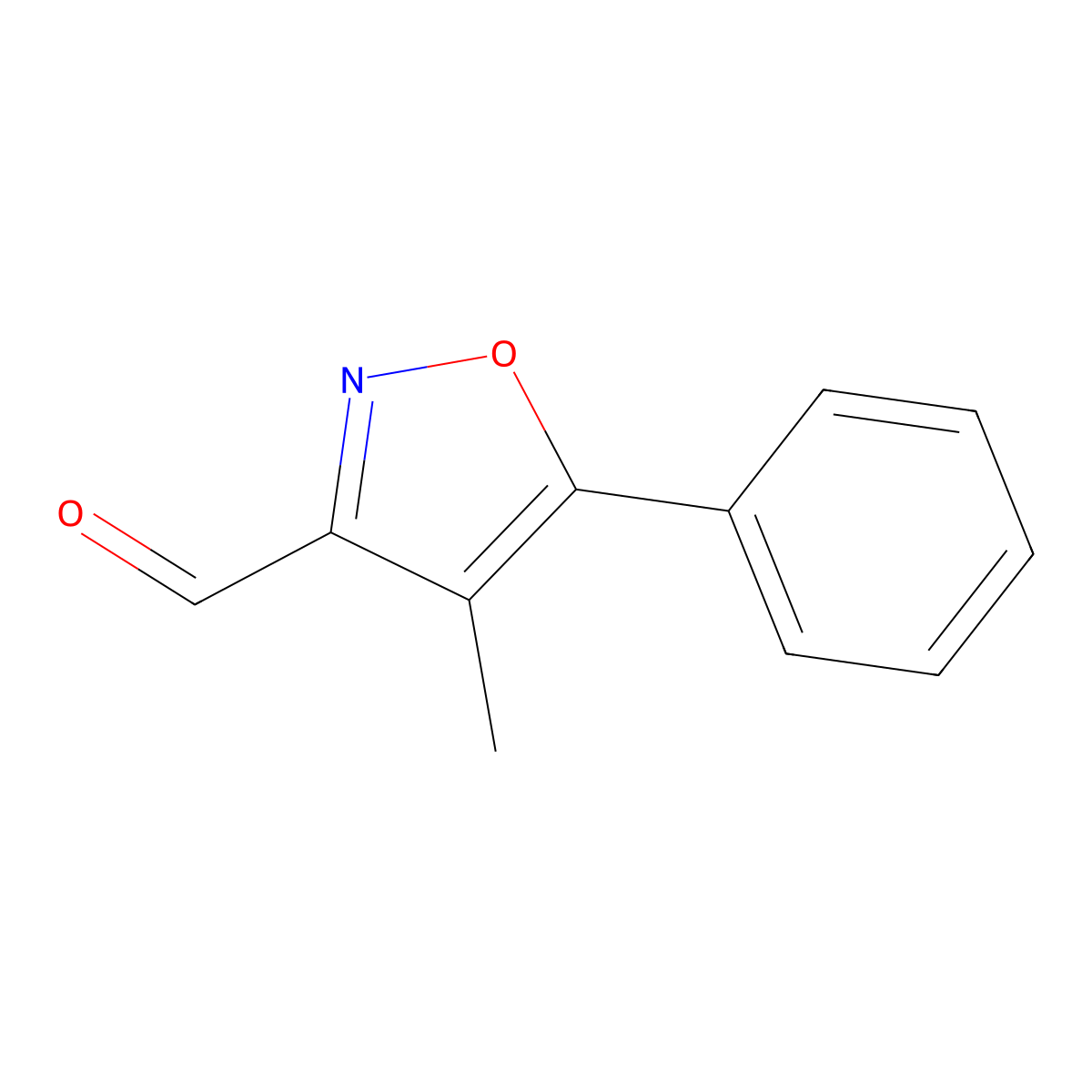 4-Methyl-5-phenyl-1,2-oxazole-3-carbaldehyde molecular structure, CAS 1159981-61-9