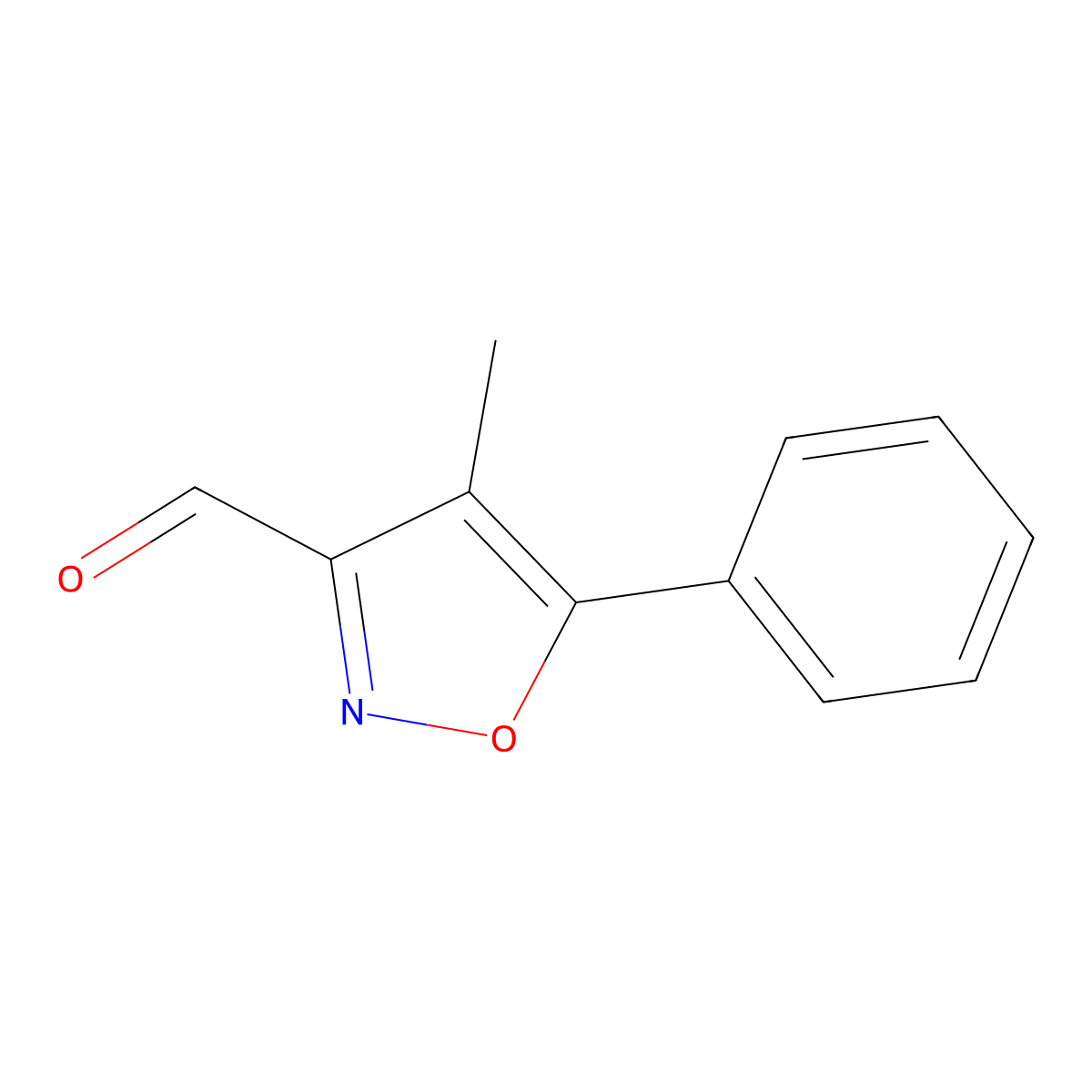 4-Methyl-5-phenyl-1,2-oxazole-3-carbaldehyde molecular structure, CAS 1159981-61-9