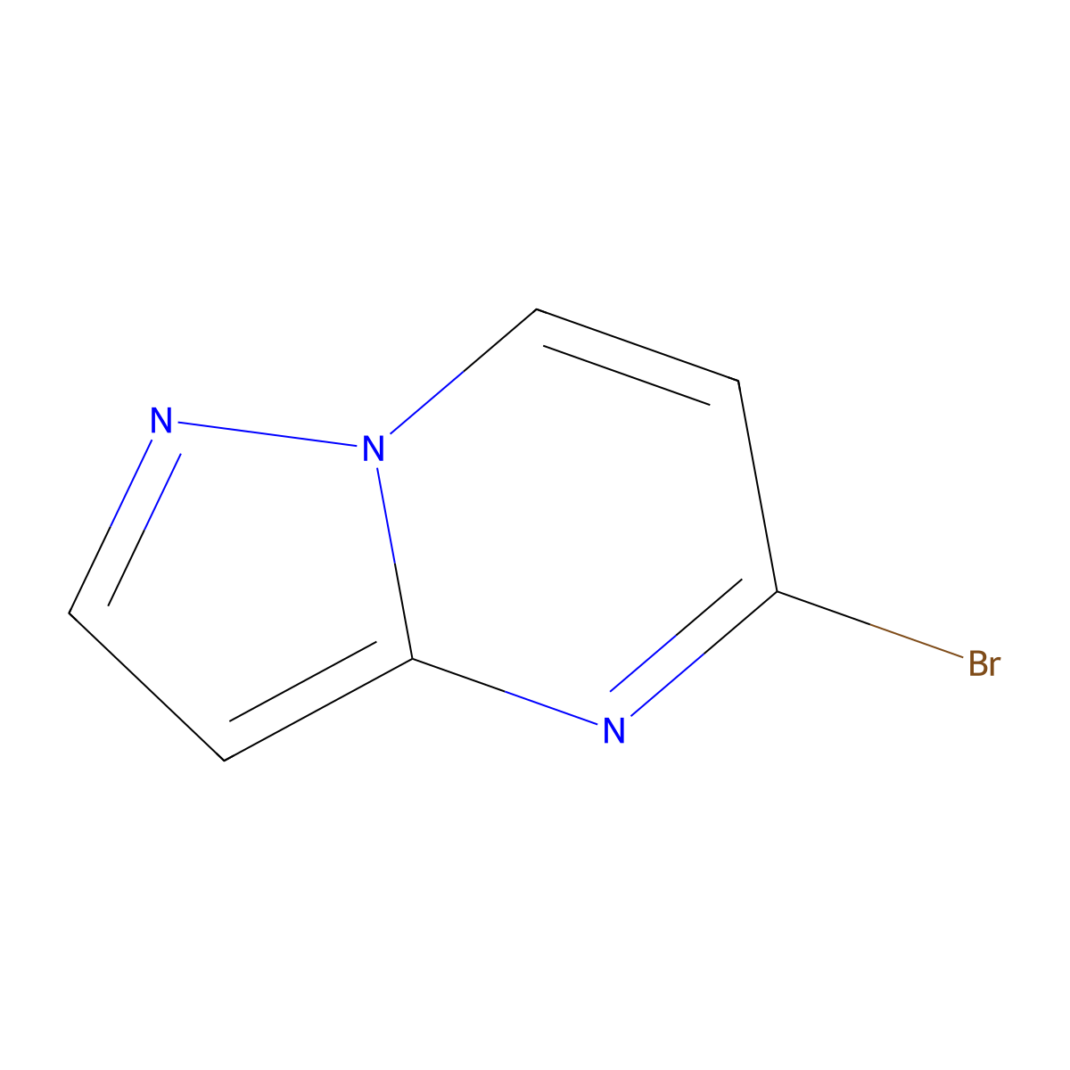 5-Bromopyrazolo(1,5-a)pyrimidine molecular structure, CAS 1159981-95-9