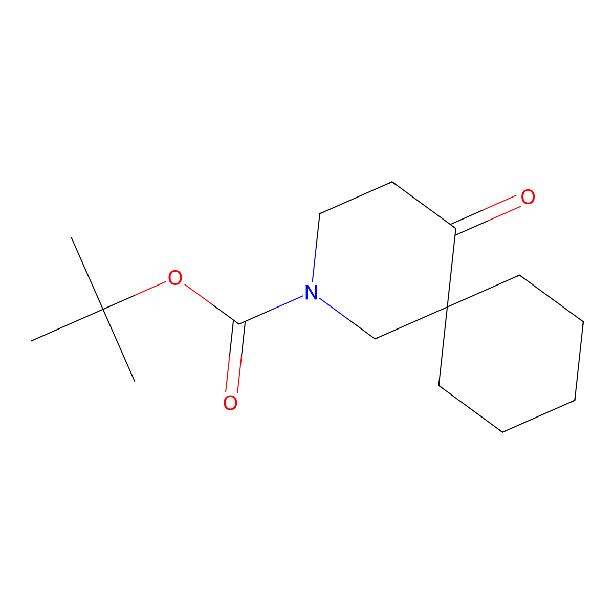Tert-butyl 5-oxo-2-azaspiro[5.5]undecane-2-carboxylate molecular structure, CAS 1159982-49-6