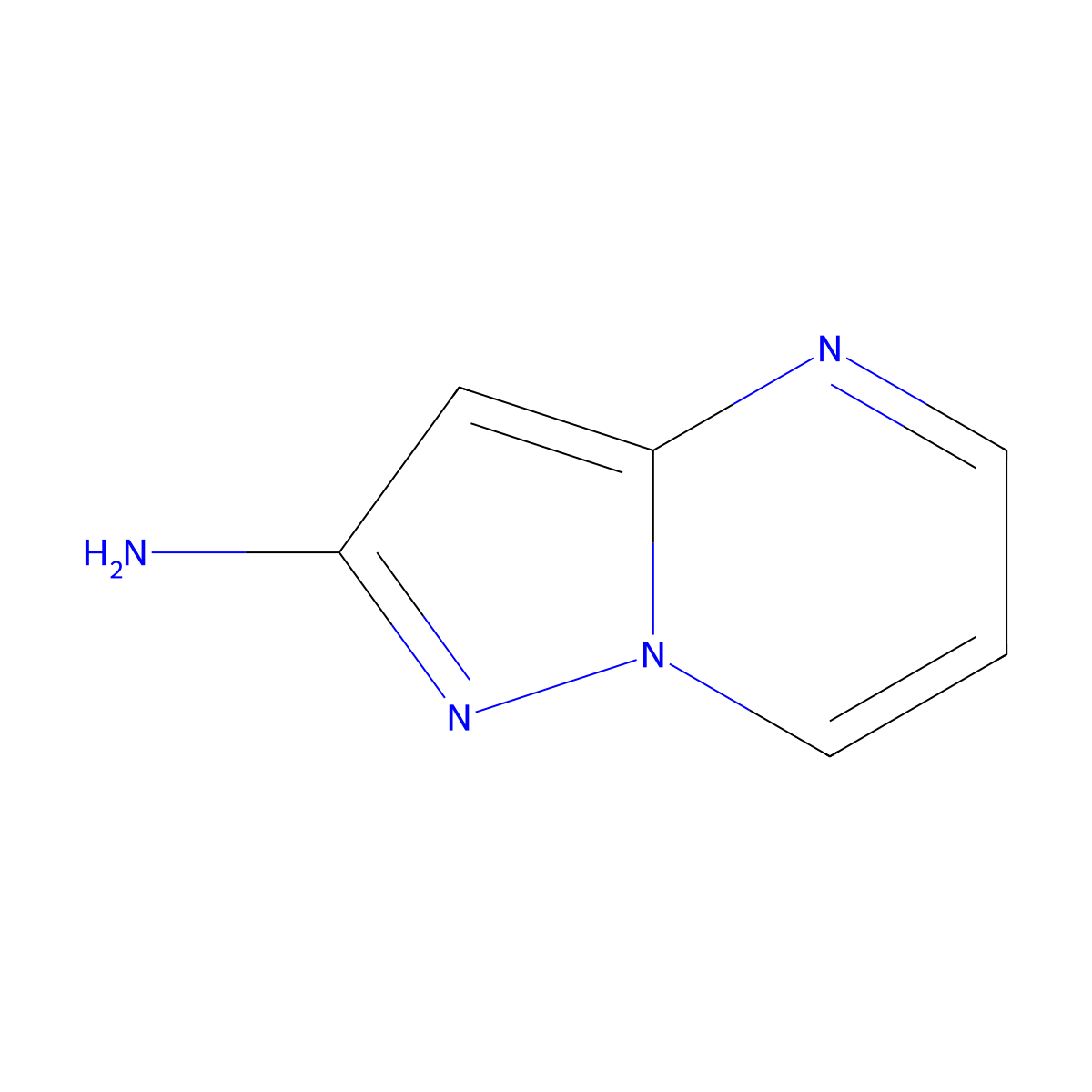 Pyrazolo[1,5-a]pyrimidin-2-amine molecular structure, CAS 1159982-76-9