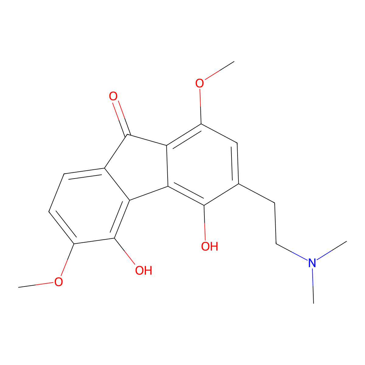 Caulophine molecular structure, CAS 1159989-19-1