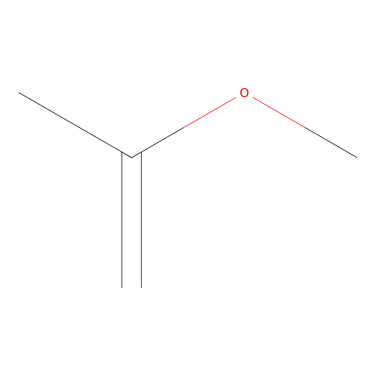 2-Methoxypropene molecular structure, CAS 116-11-0