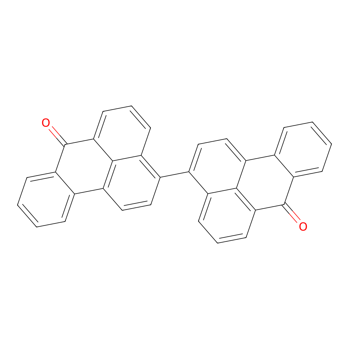 [3,3'-bi-7H-benz[de]anthracene]-7,7'-dione molecular structure, CAS 116-96-1