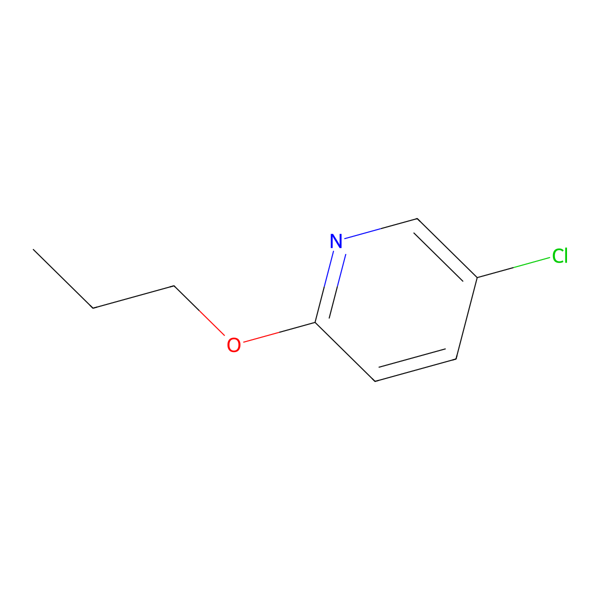5-Chloro-2-propoxypyridine molecular structure, CAS 1160018-61-0