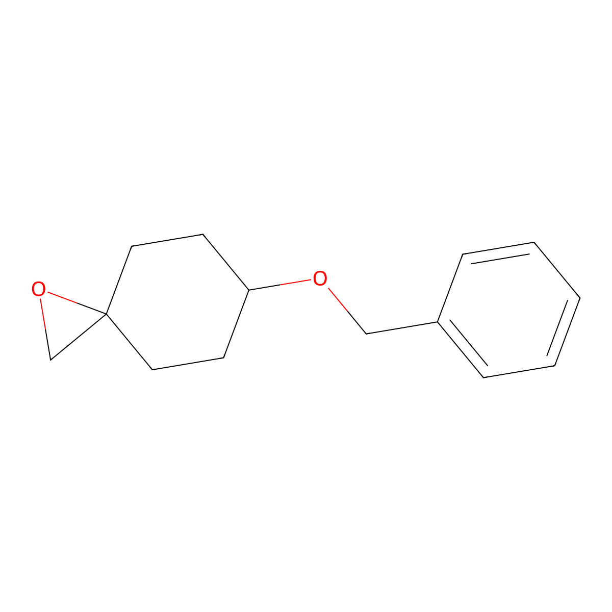 6-(Benzyloxy)-1-oxaspiro[2.5]octane molecular structure, CAS 1160112-36-6