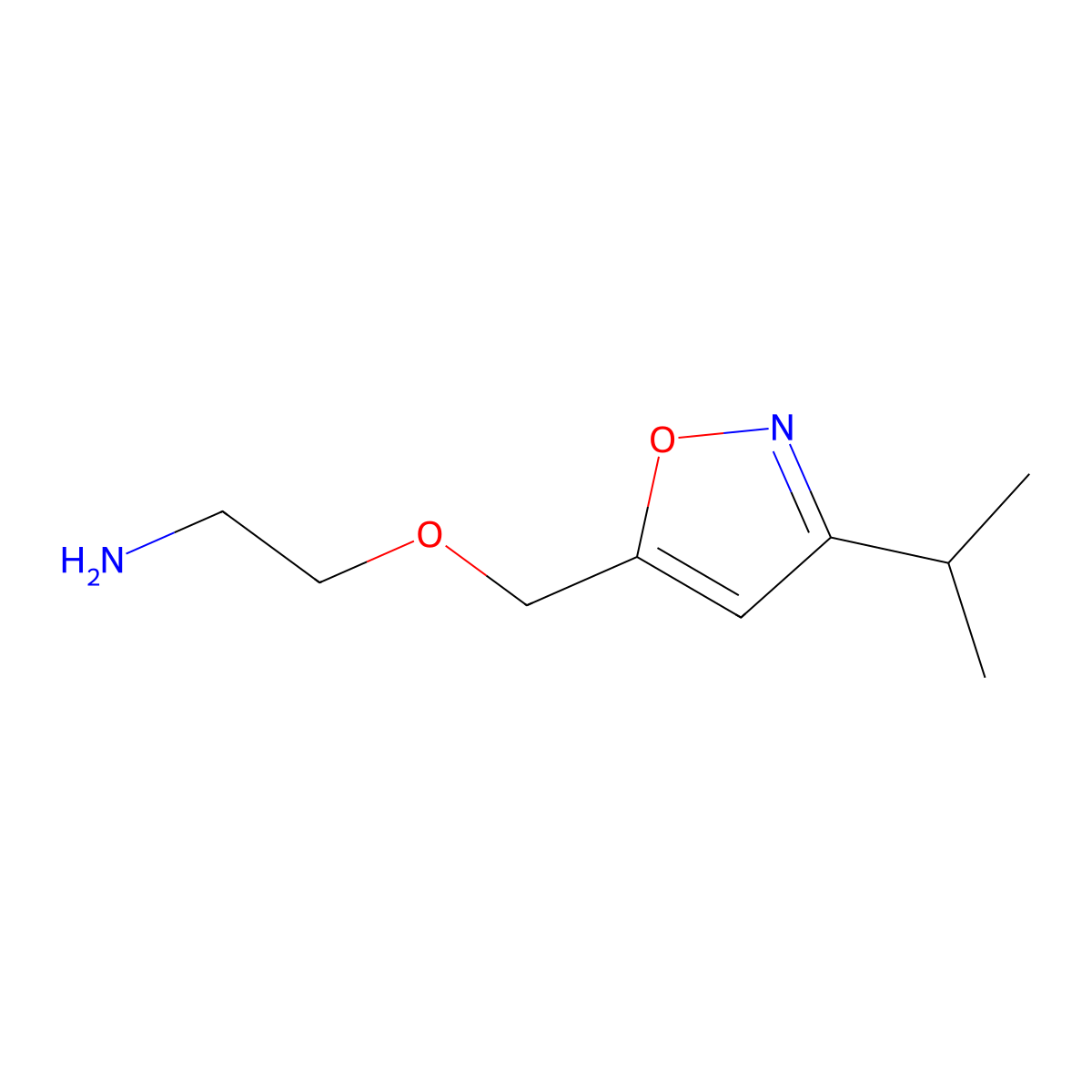 2-{[3-(Methylethyl)isoxazol-5-yl]methoxy}ethylamine molecular structure, CAS 1160246-30-9