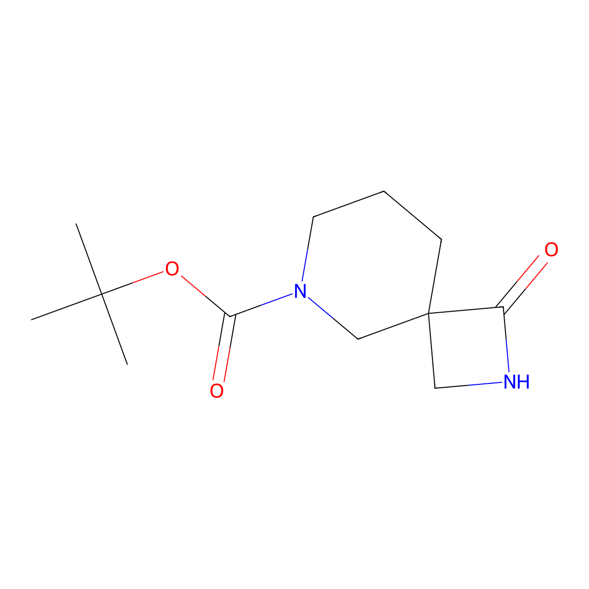 6-Boc-1-oxo-2,6-diazaspiro[3.5]nonane molecular structure, CAS 1160246-71-8