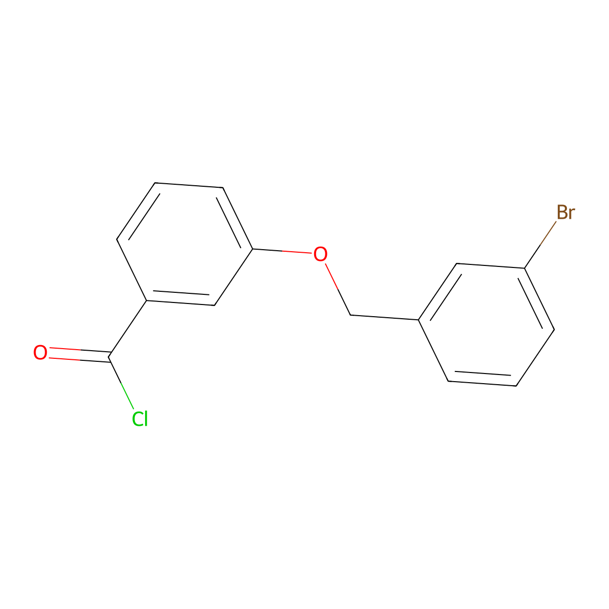 3-[(3-Bromobenzyl)oxy]benzoyl chloride molecular structure, CAS 1160250-09-8