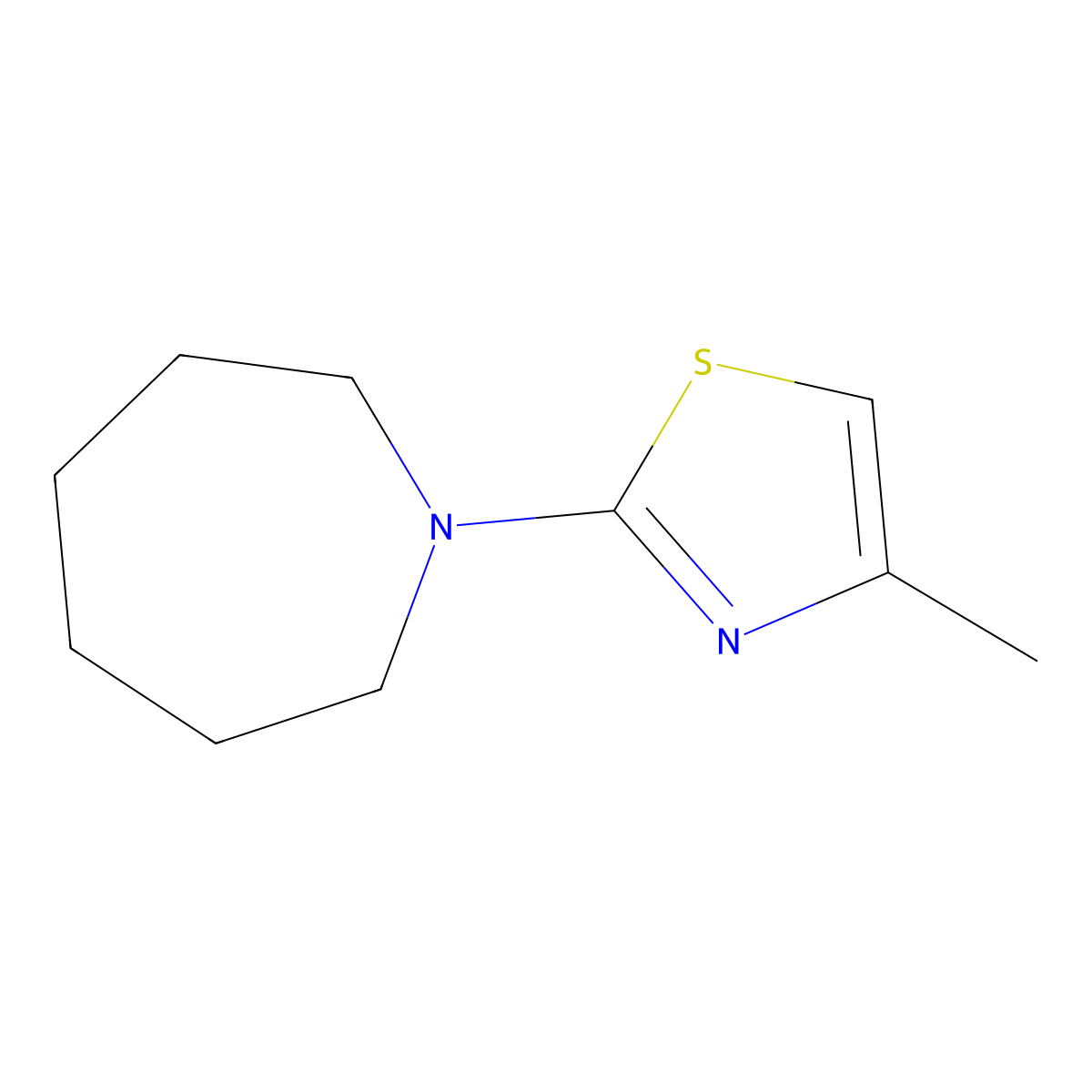 1-(4-Methyl-1,3-thiazol-2-YL)azepane molecular structure, CAS 1160264-31-2