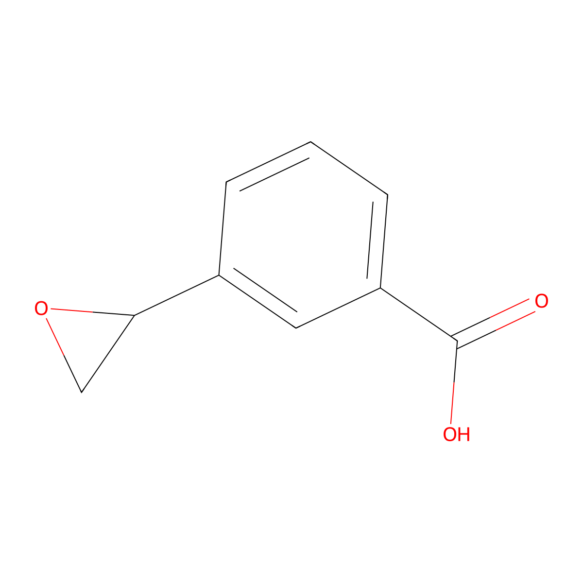 3-(Oxiran-2-yl)benzoic acid molecular structure, CAS 1160268-95-0