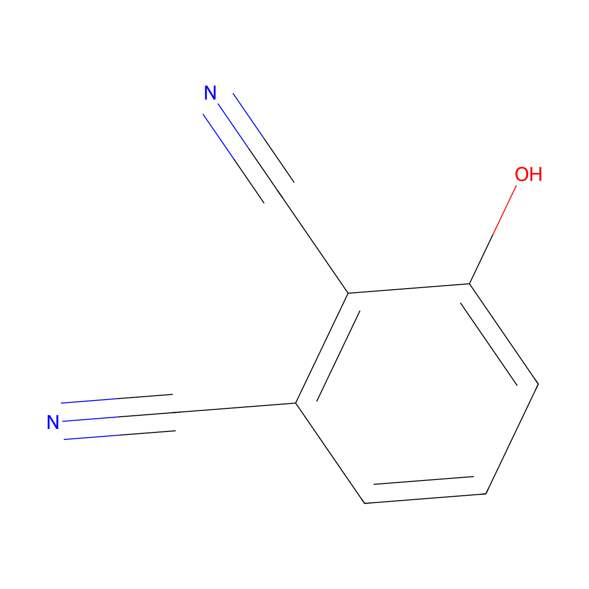 3-Hydroxyphthalonitrile molecular structure, CAS 116039-49-7
