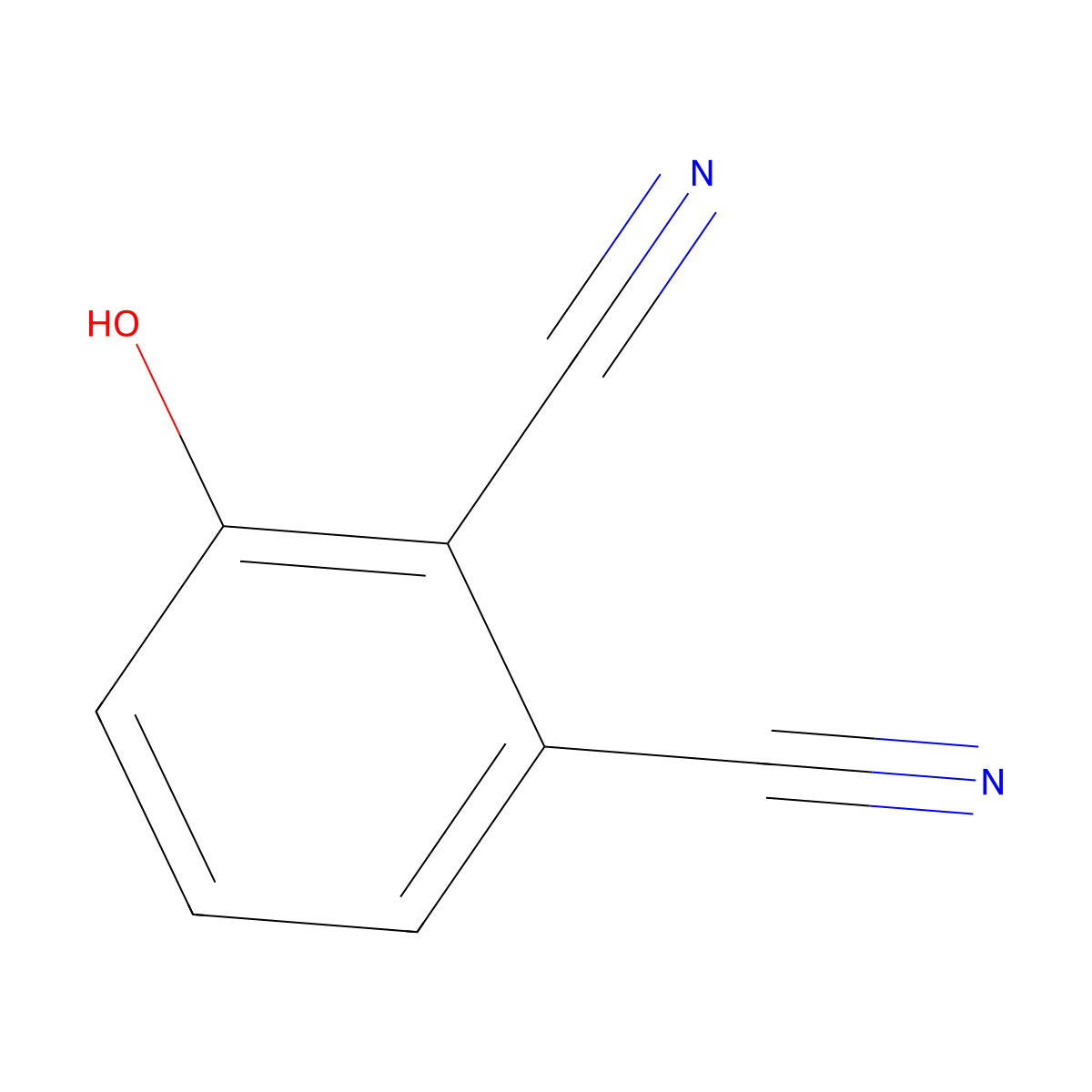 3-Hydroxyphthalonitrile molecular structure, CAS 116039-49-7