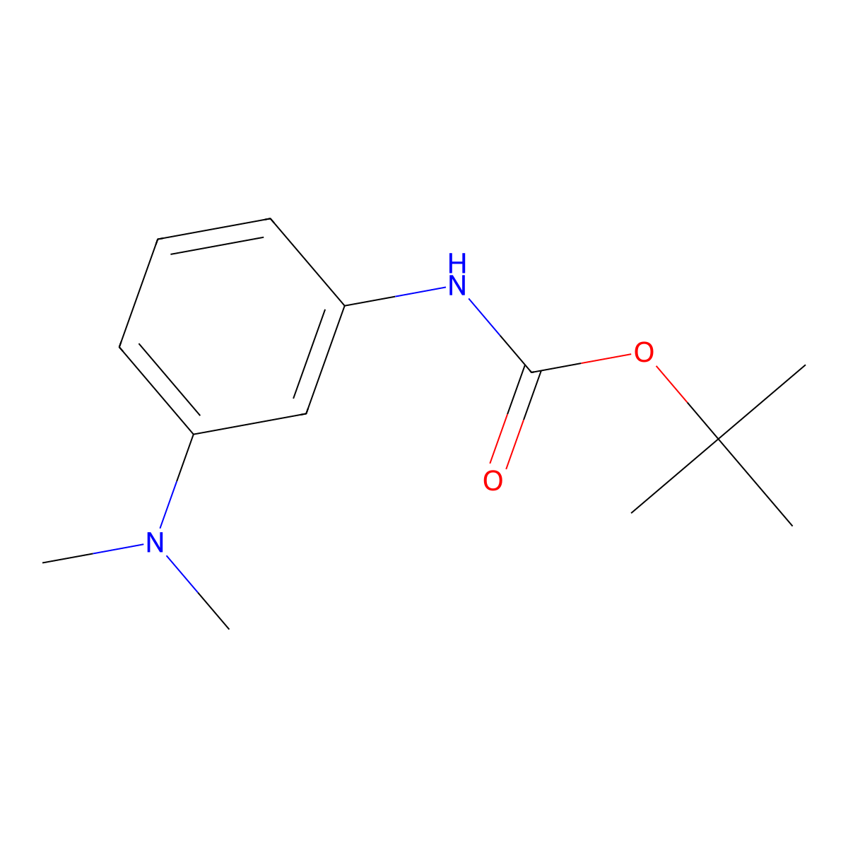 tert-Butyl (3-(dimethylamino)phenyl)carbamate molecular structure, CAS 1160436-95-2