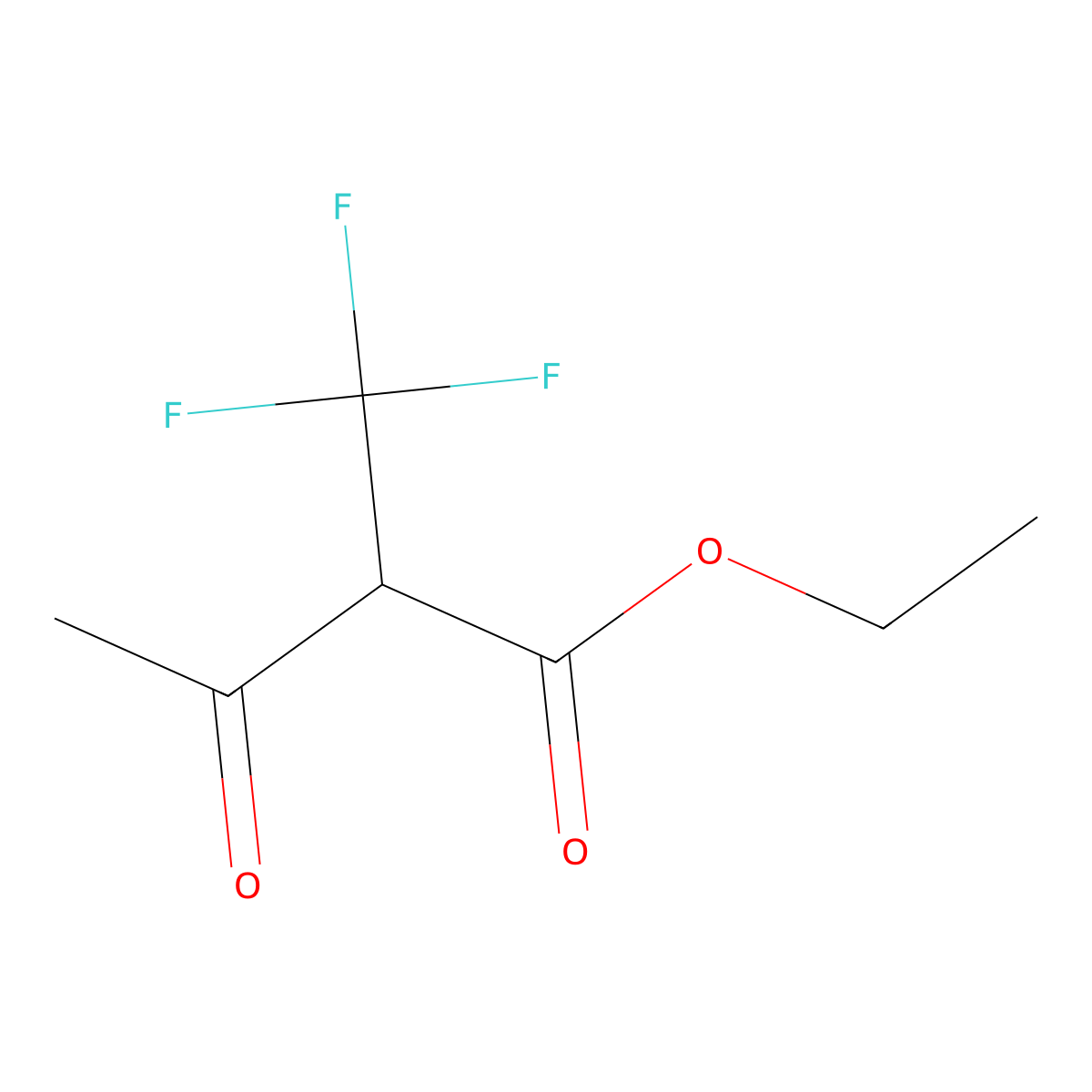 Ethyl 3-oxo-2-(trifluoromethyl)butanoate molecular structure, CAS 116046-53-8