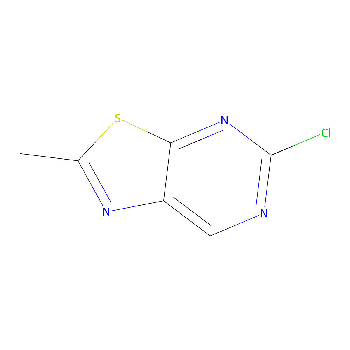 5-Chloro-2-methyl-[1,3]thiazolo[5,4-d]pyrimidine molecular structure, CAS 116056-20-3
