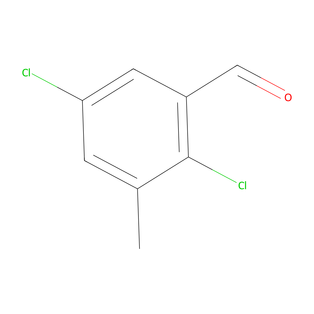 2,5-Dichloro-3-methylbenzaldehyde molecular structure, CAS 1160573-34-1
