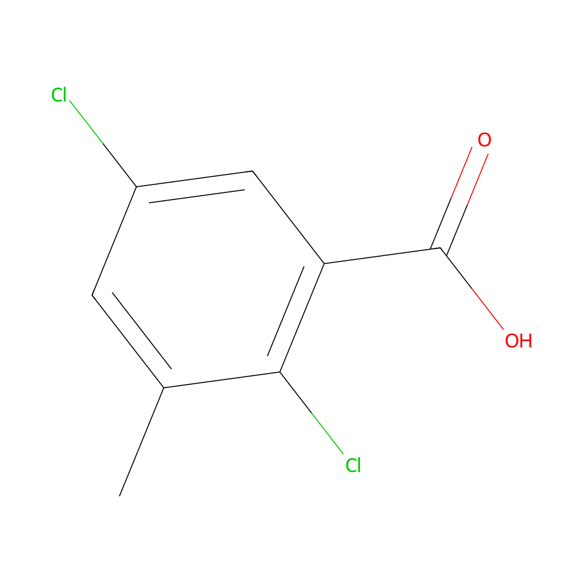 2,5-Dichloro-3-methylbenzoic acid molecular structure, CAS 1160573-37-4