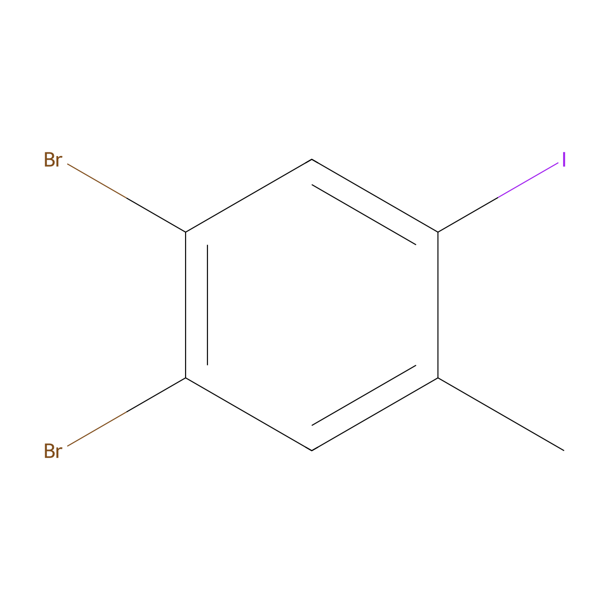 4,5-Dibromo-2-iodotoluene molecular structure, CAS 1160574-02-6