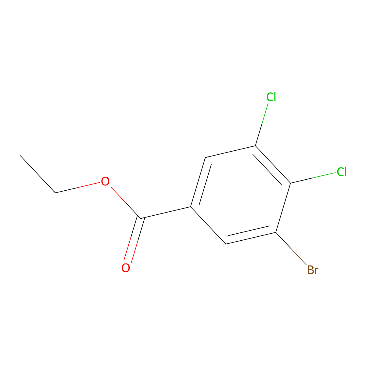 Ethyl 3-Bromo-4,5-dichlorobenzoate molecular structure, CAS 1160574-85-5
