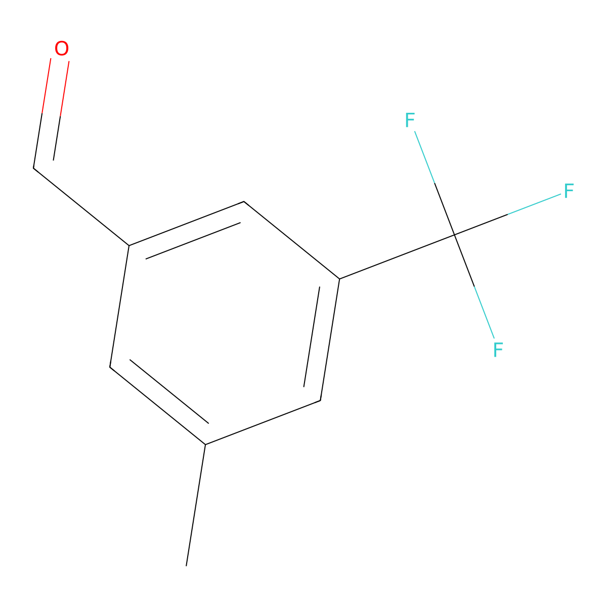 3-Methyl-5-(trifluoromethyl)benzaldehyde molecular structure, CAS 116070-39-4