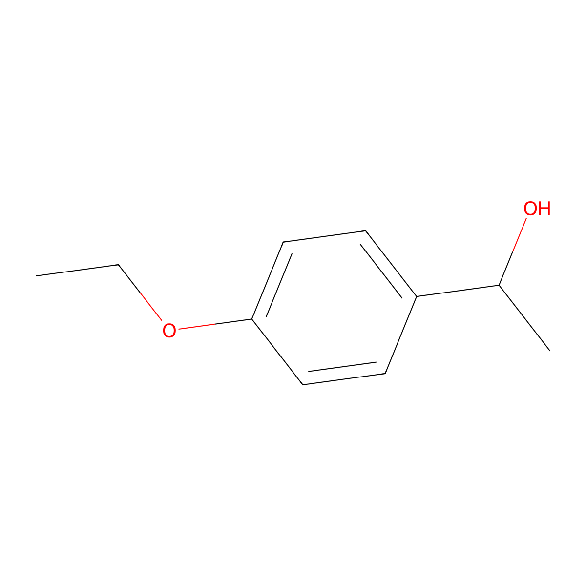 (1S)-1-(4-ethoxyphenyl)ethan-1-ol molecular structure, CAS 116071-56-8