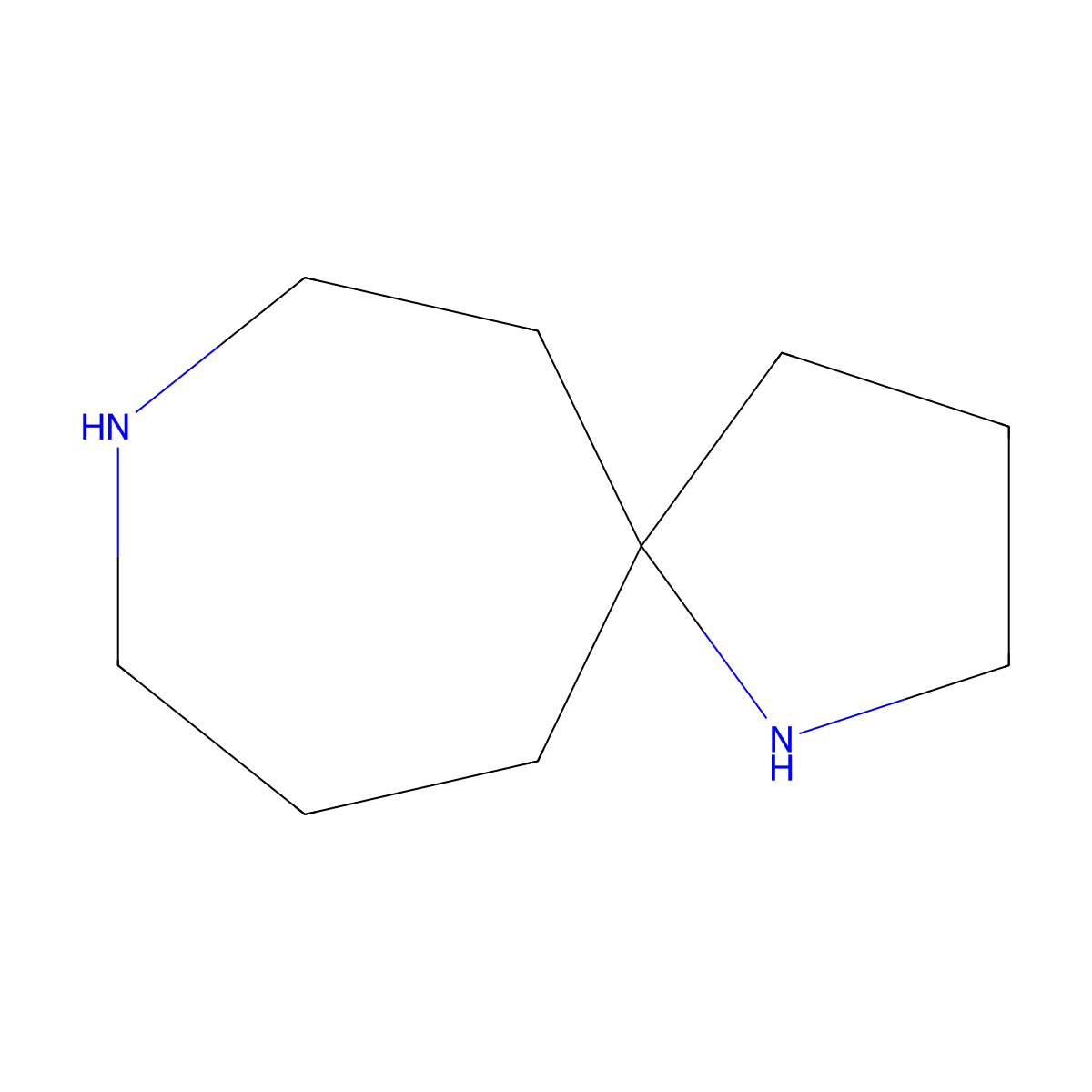 1,8-Diazaspiro[4.6]undecane molecular structure, CAS 1160800-96-3