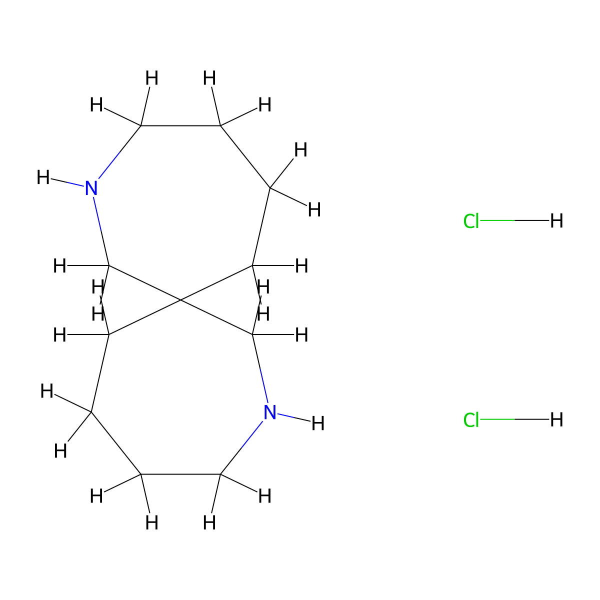 2,9-Diazaspiro[6.6]tridecane dihydrochloride molecular structure, CAS 1160801-01-3