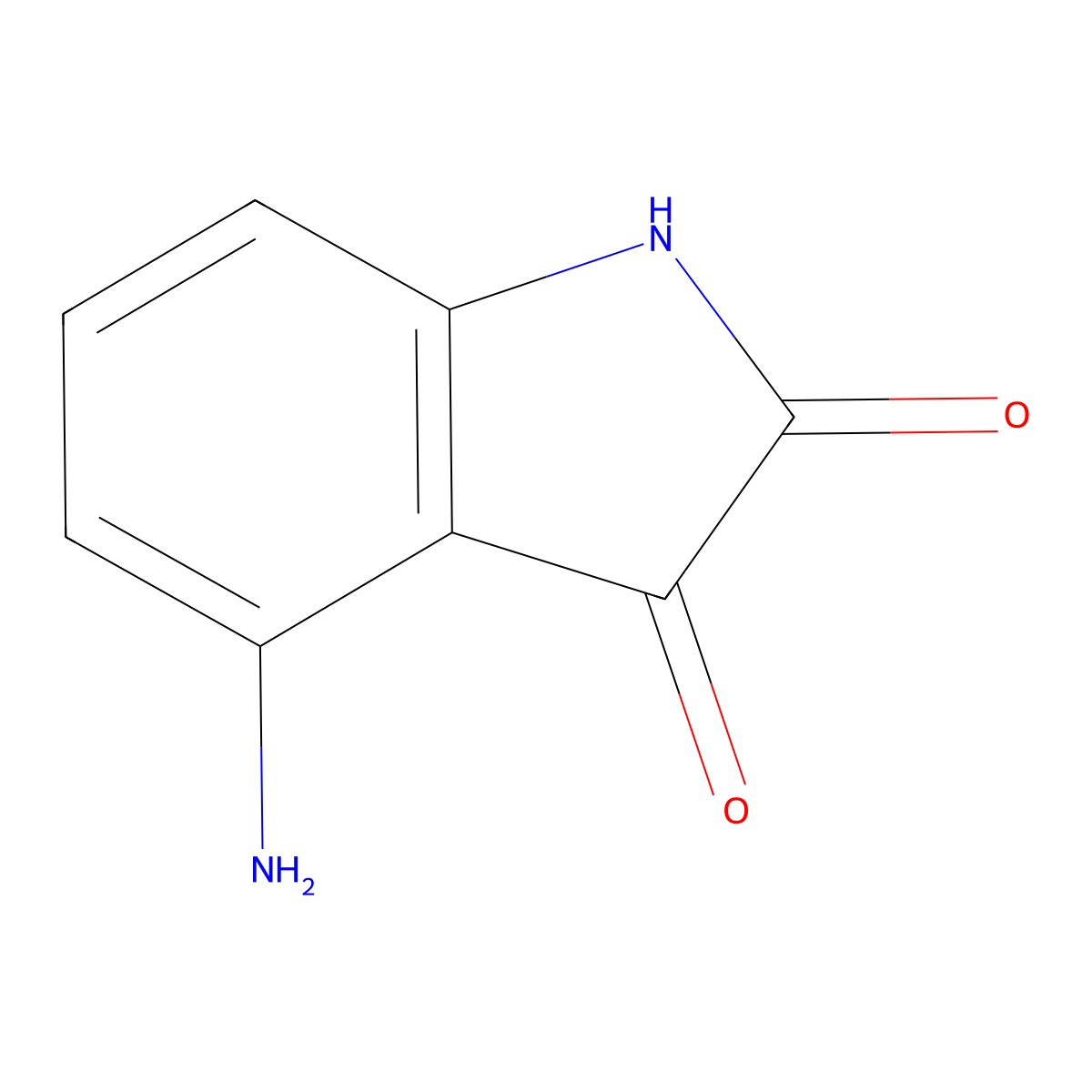 4-Aminoindoline-2,3-dione molecular structure, CAS 116081-73-3