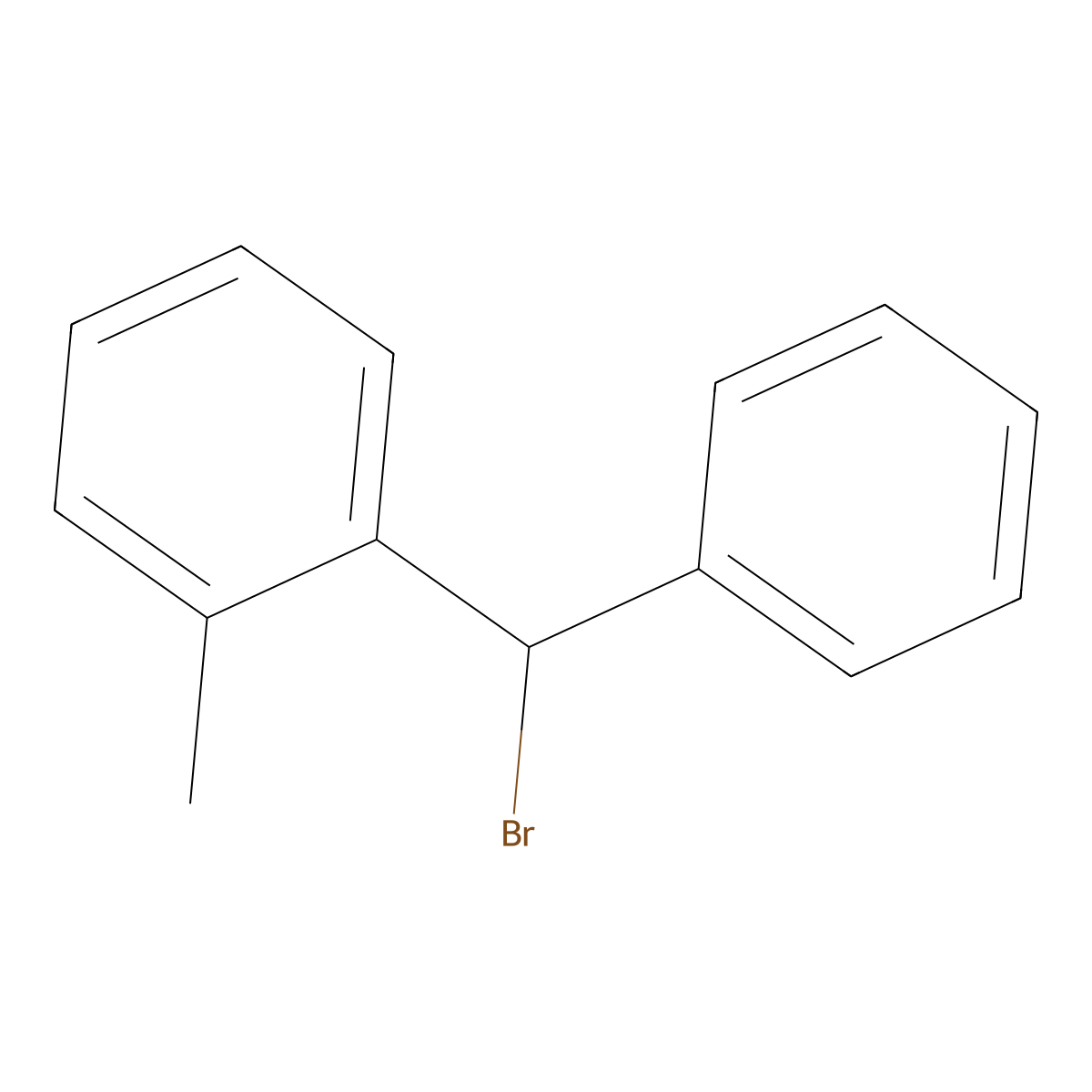 1-[Bromo(phenyl)methyl]-2-methylbenzene molecular structure, CAS 116087-14-0