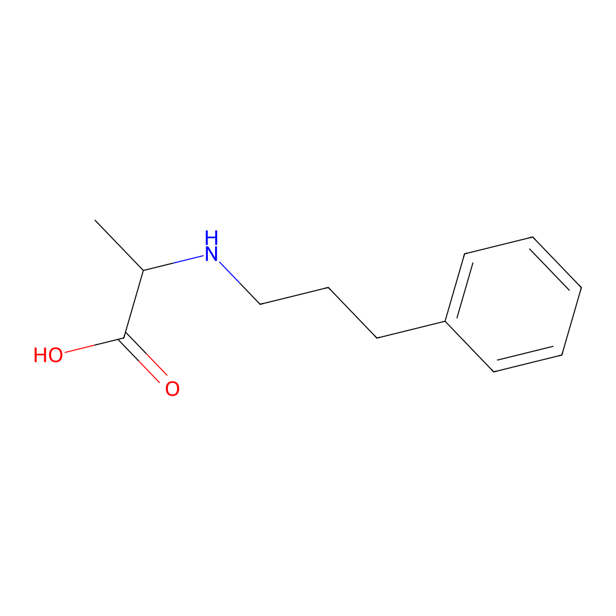 (3-Phenylpropyl)-L-alanine molecular structure, CAS 1160927-94-5