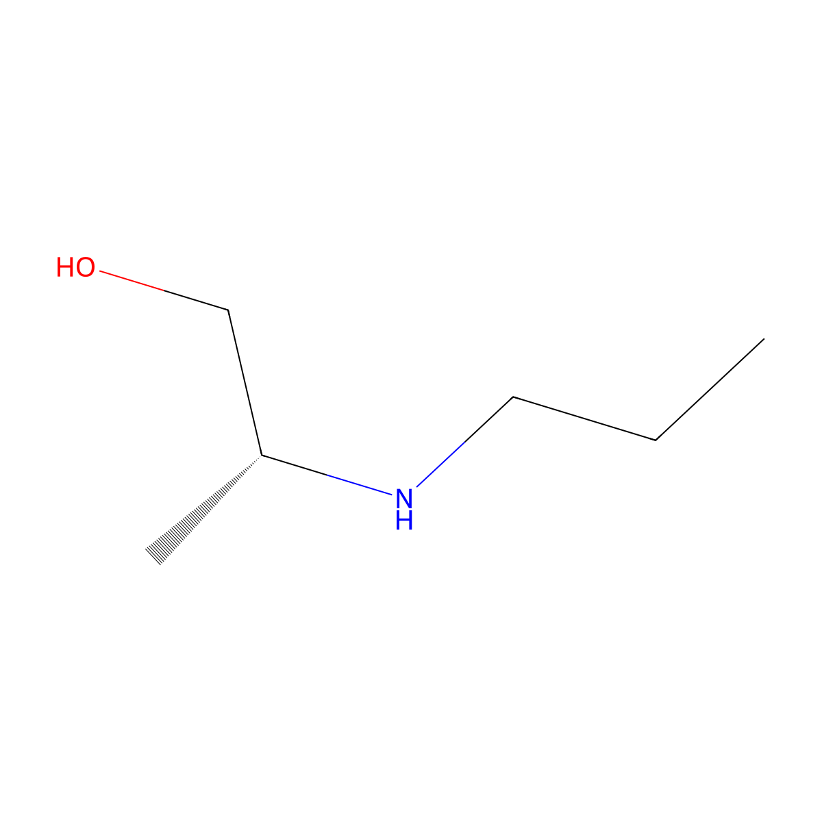 (2R)-2-(Propylamino)propan-1-OL molecular structure, CAS 1160988-94-2