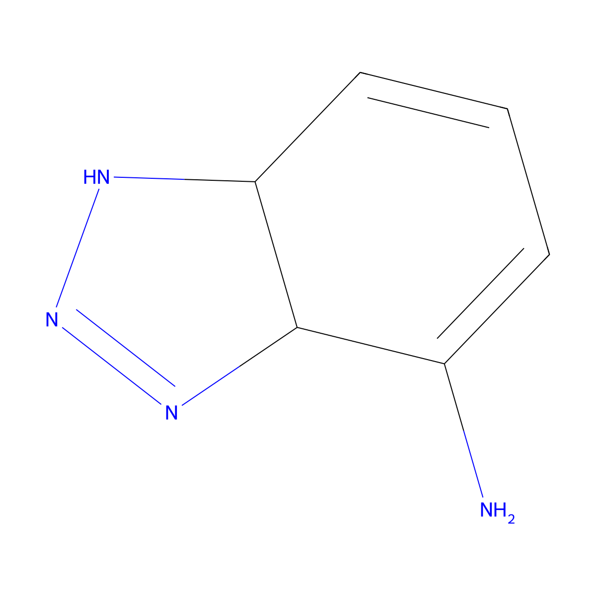 3a,7a-Dihydro-1H-benzotriazol-4-ylamine molecular structure, CAS 1160995-17-4