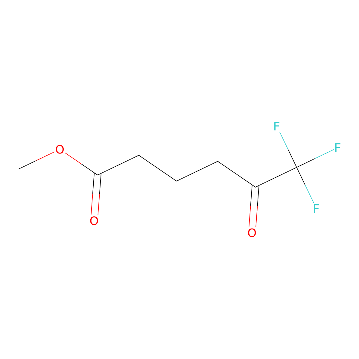 Methyl 6,6,6-trifluoro-5-oxohexanoate molecular structure, CAS 1161004-61-0