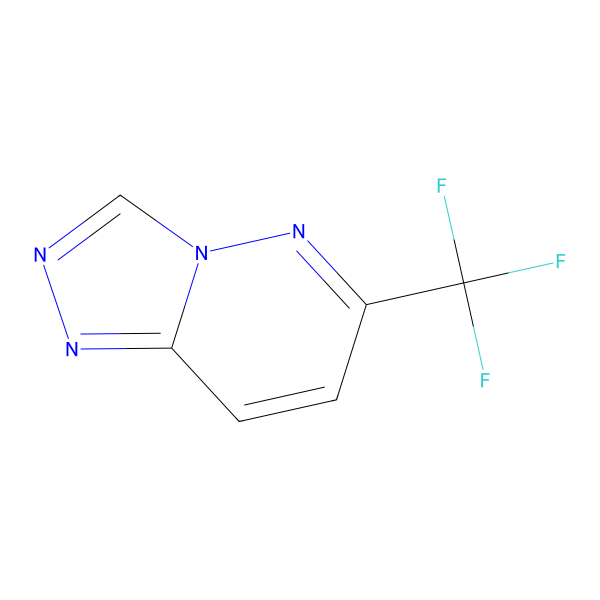 6-(Trifluoromethyl)-[1,2,4]triazolo[4,3-B]pyridazine molecular structure, CAS 1161005-13-5