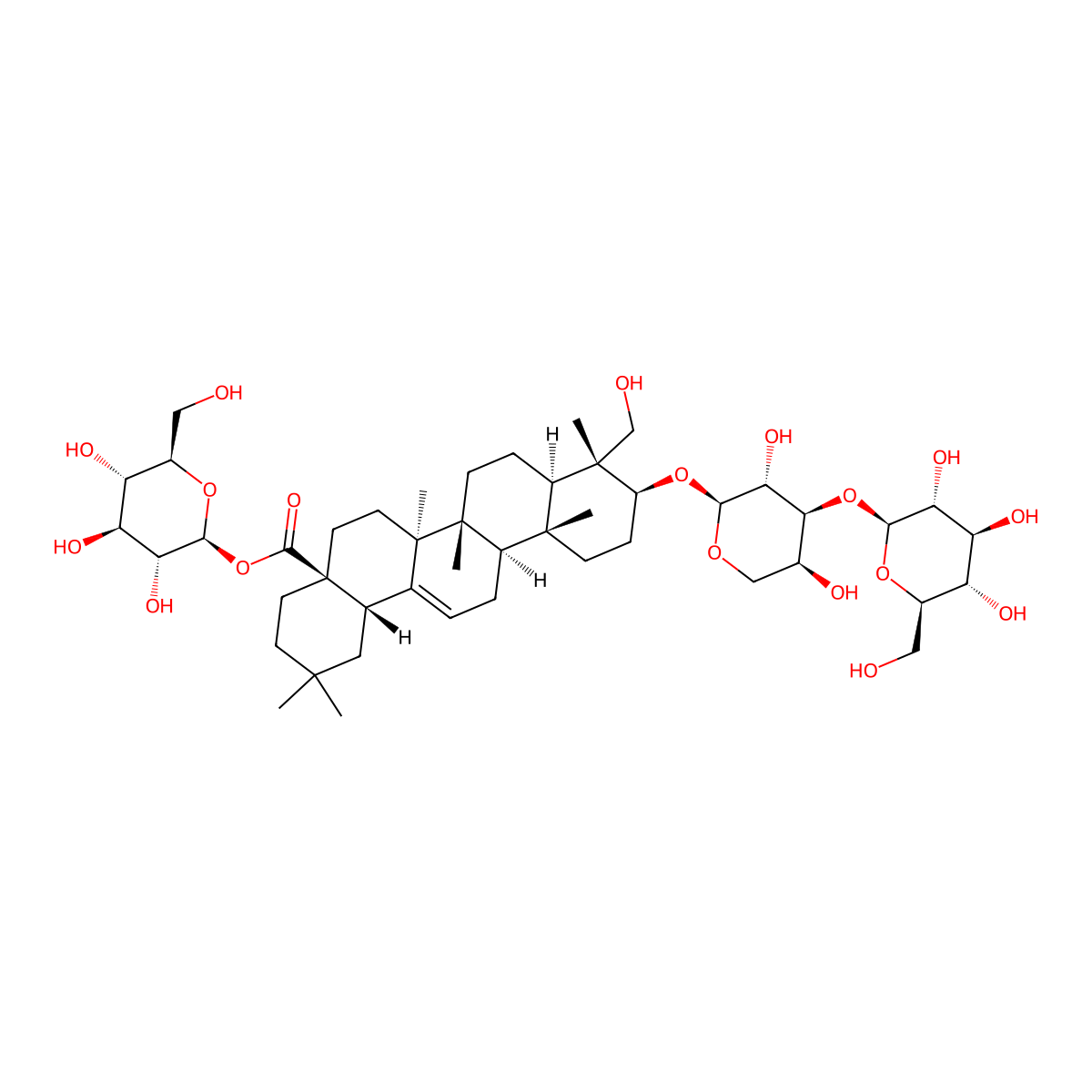 Quinoasaponin B molecular structure, CAS 116107-21-2