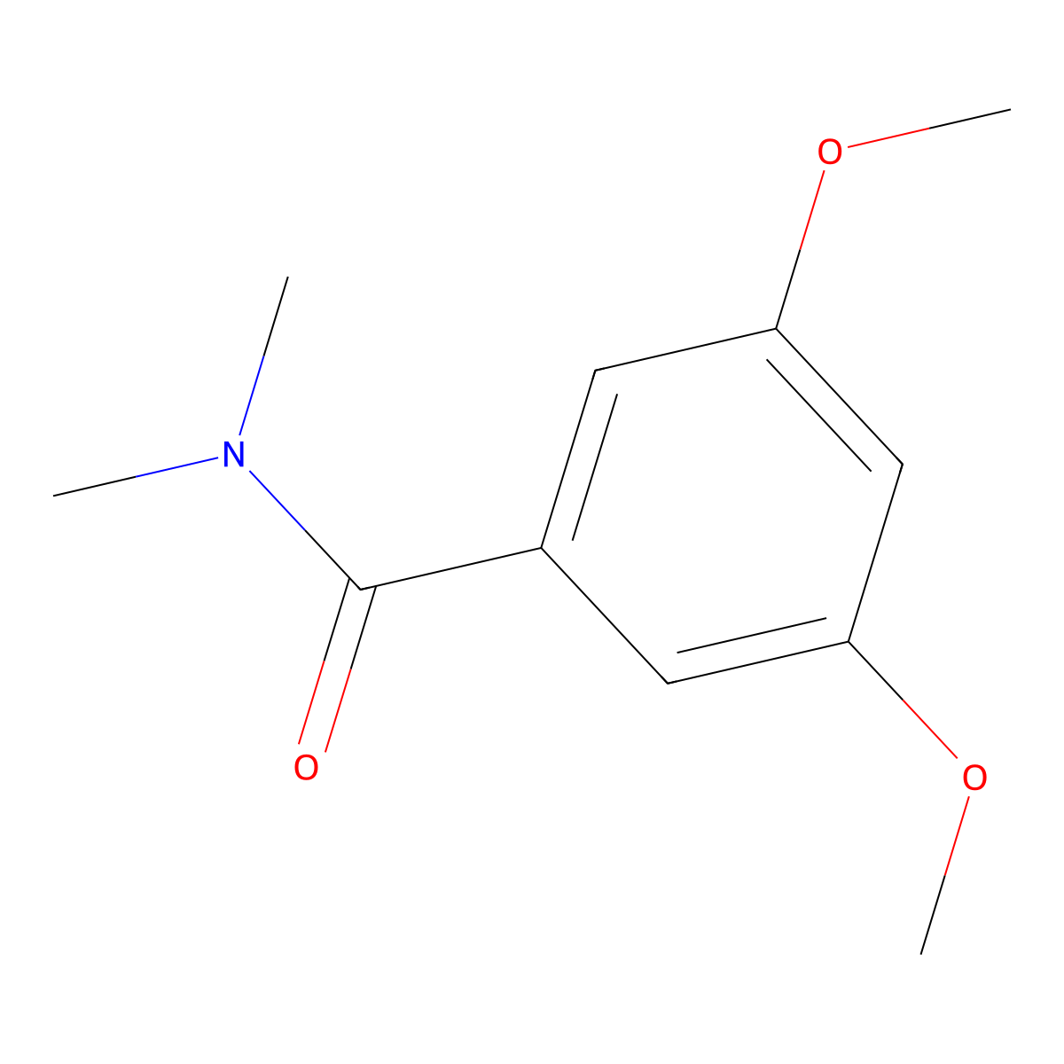 3,5-dimethoxy-N,N-dimethylbenzamide molecular structure, CAS 116114-87-5