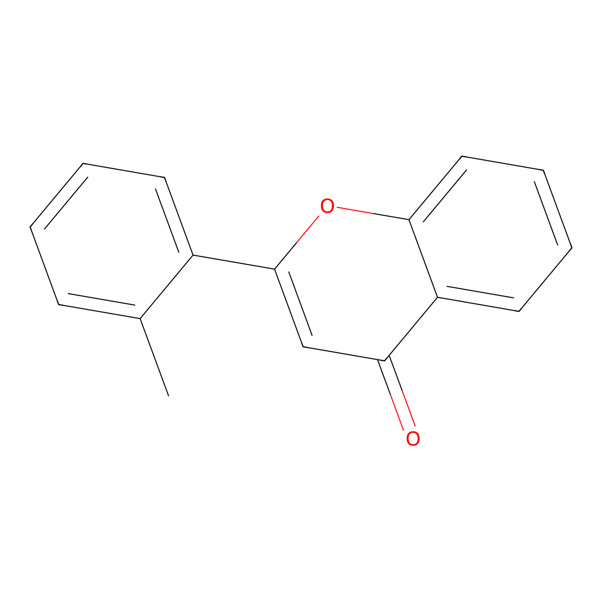 2-(2-Methylphenyl)chromen-4-one molecular structure, CAS 116115-49-2