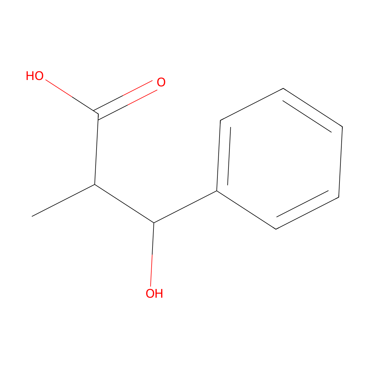 (2S,3R)-3-hydroxy-2-methyl-3-phenylpropanoic acid molecular structure, CAS 116126-02-4