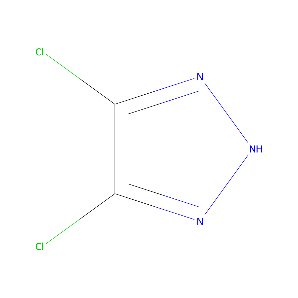 4,5-dichloro-1H-1,2,3-triazole molecular structure, CAS 1161354-58-0