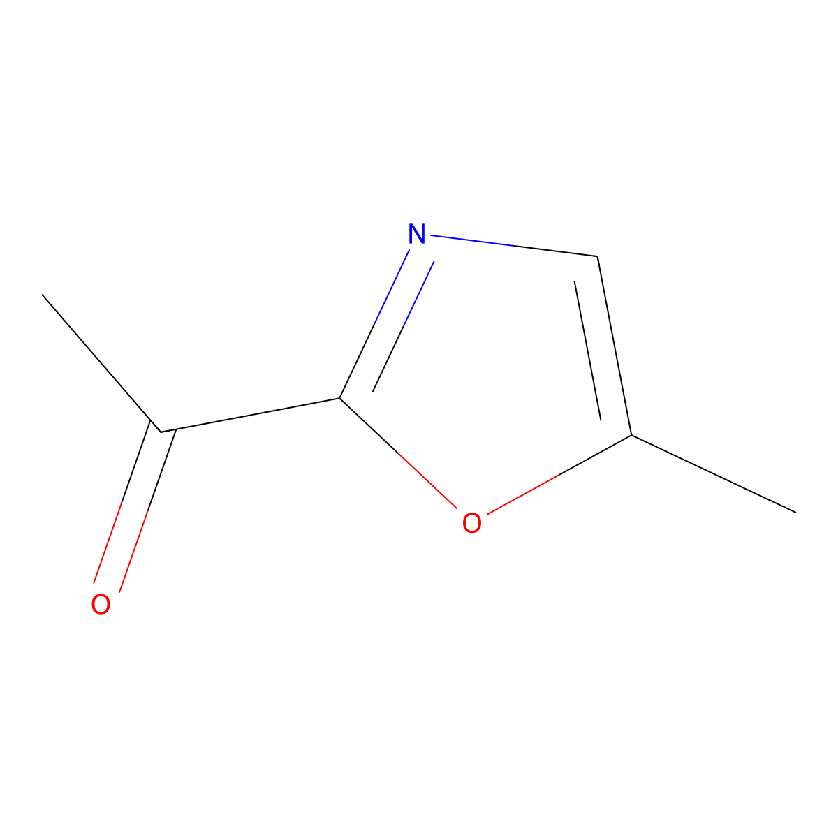 1-(5-Methyloxazol-2-yl)ethanone molecular structure, CAS 116139-23-2