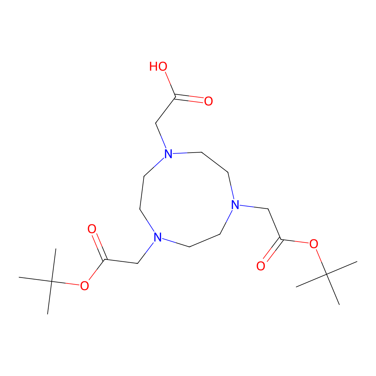 NOTA-bis(tBu)ester molecular structure, CAS 1161415-28-6