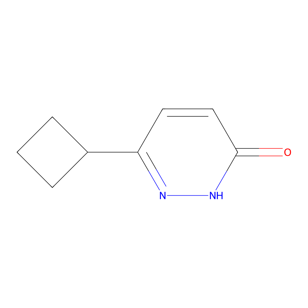 6-Cyclobutyl-3-pyridazinone molecular structure, CAS 1161737-37-6