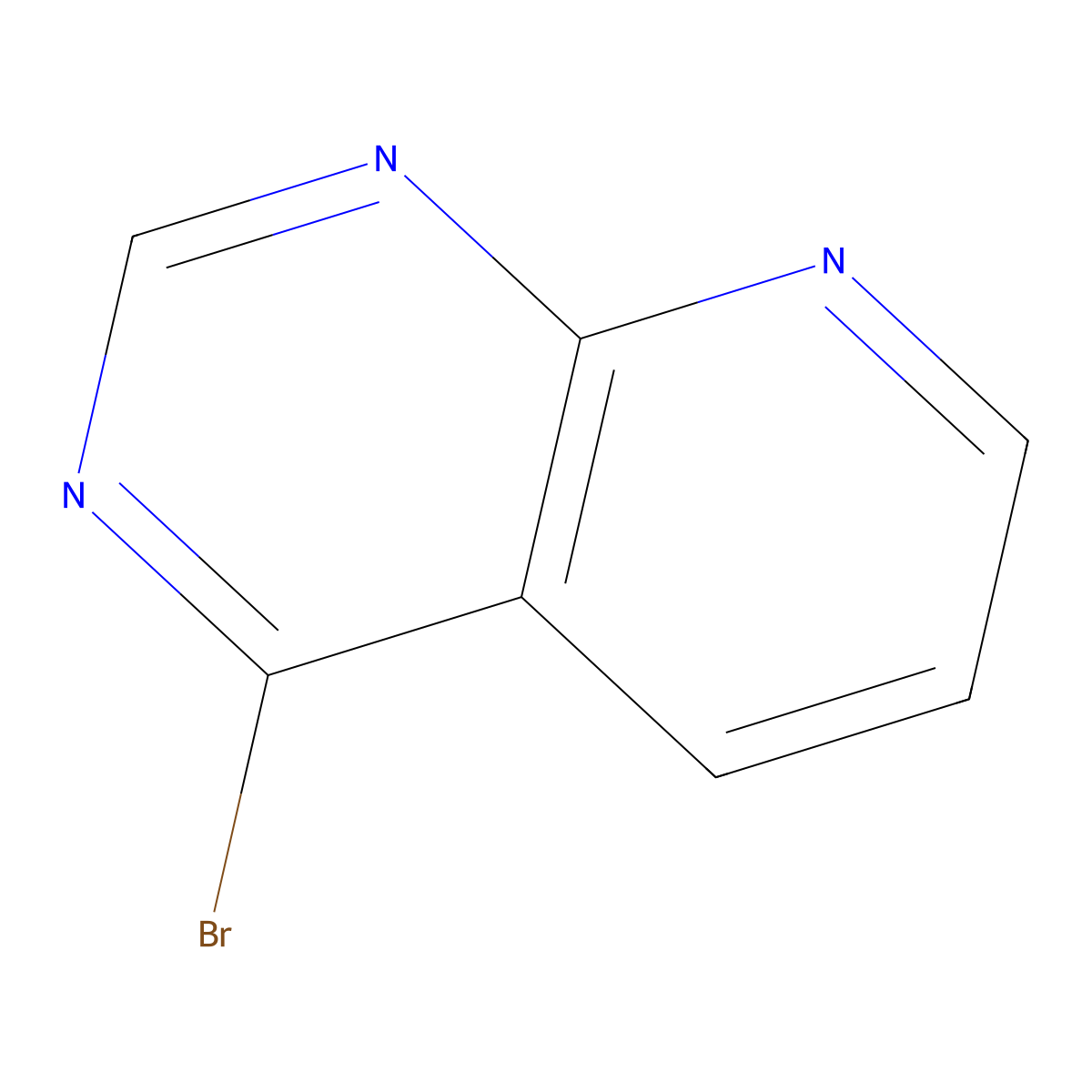 4-Bromopyrido[2,3-d]pyrimidine molecular structure, CAS 1161763-14-9