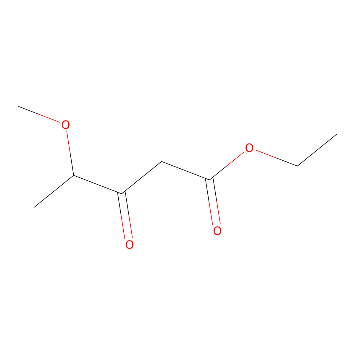 Ethyl (R)-4-methoxy-3-oxopentanoate molecular structure, CAS 1161825-37-1